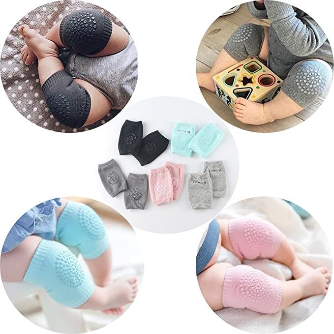 Pack of 2 Baby Crawling Knee & Elbow Protector Pads Anti-Slip