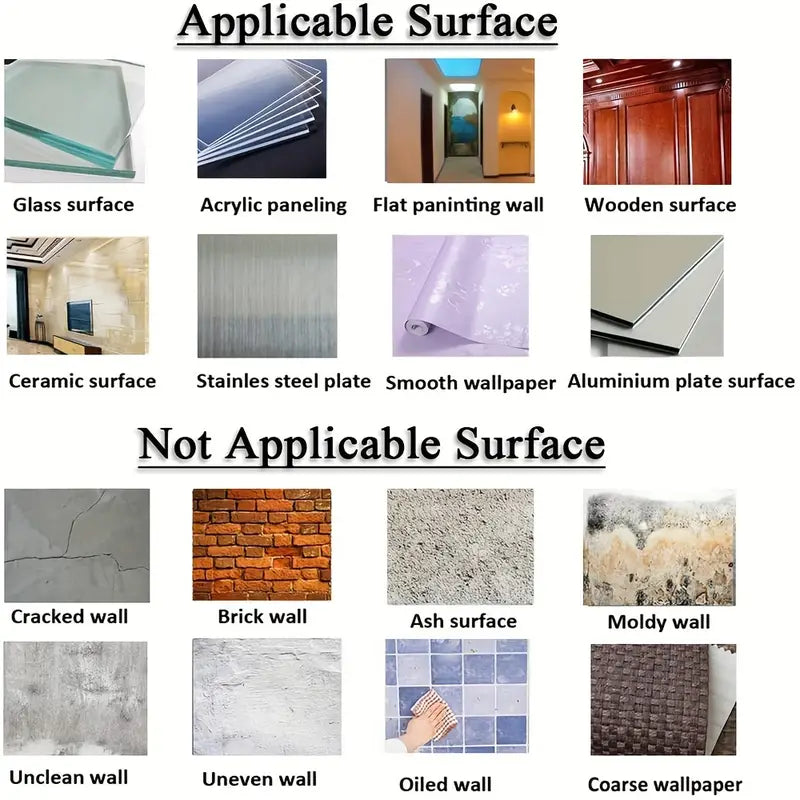 3D Acrylic Diamond Shape Self Adhesive Wall Sticker Set