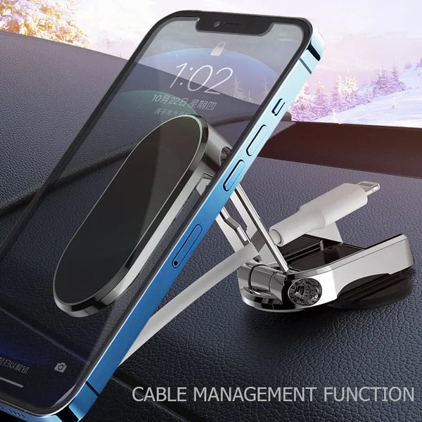 🔥Last Day Promotion 49% OFF - Alloy Folding Magnetic Car Phone Holder