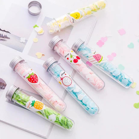 Set of 4 Disposable Mini Scented Paper Soap Tube