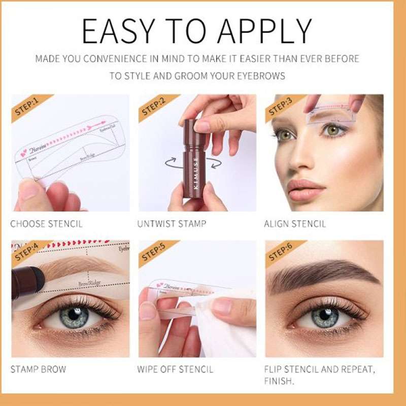 2 in 1 Hairline & Eyebrow Powder Waterproof Hairline Shadow Powder