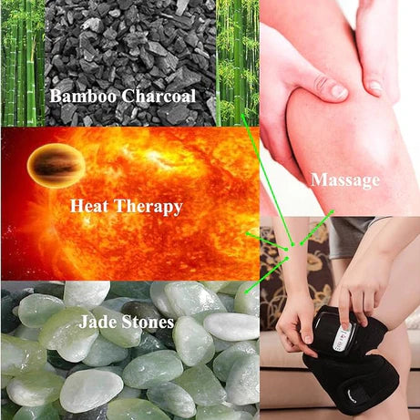 Rechargeable Knee Physiotherapy Massager with Vibration Pain Relief