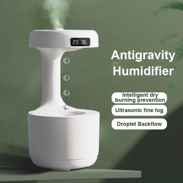 Anti-gravity water droplets air humidifier