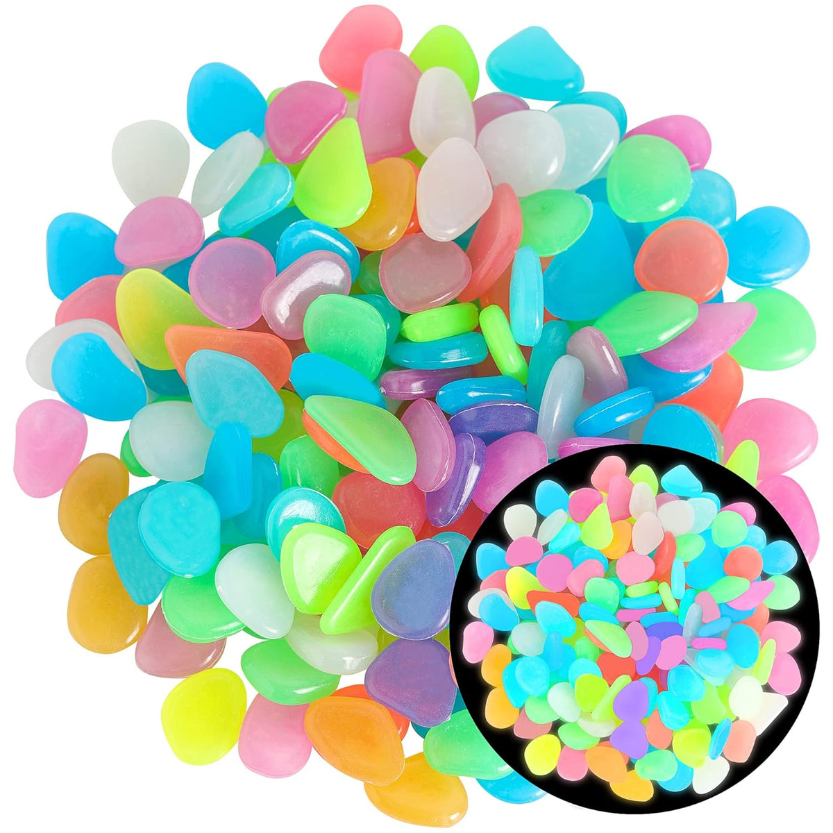 🔥Last Day Sale 49%🔥- Luminous Stones – Mixed Color Glow  (Buy 1 Get 2 Free )