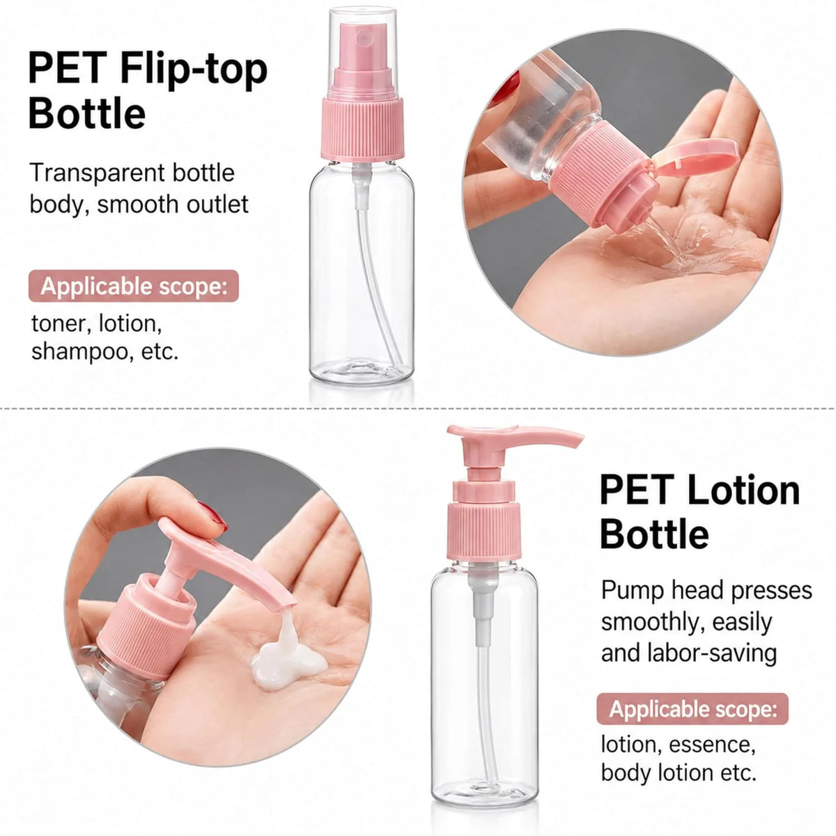 11 Pcs Travel Cosmetic Bottle Set