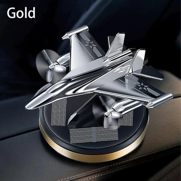 Solar-Powered Plane-Rotating Car Aromatherapy Diffuser
