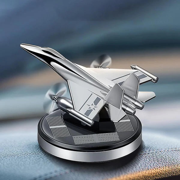 Solar-Powered Plane-Rotating Car Aromatherapy Diffuser