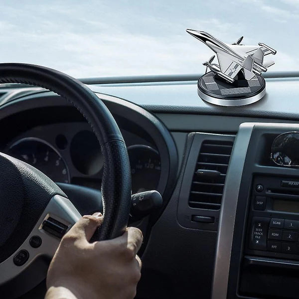 Solar-Powered Plane-Rotating Car Aromatherapy Diffuser