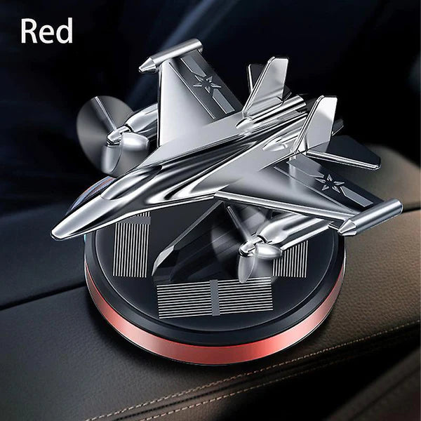 Solar-Powered Plane-Rotating Car Aromatherapy Diffuser