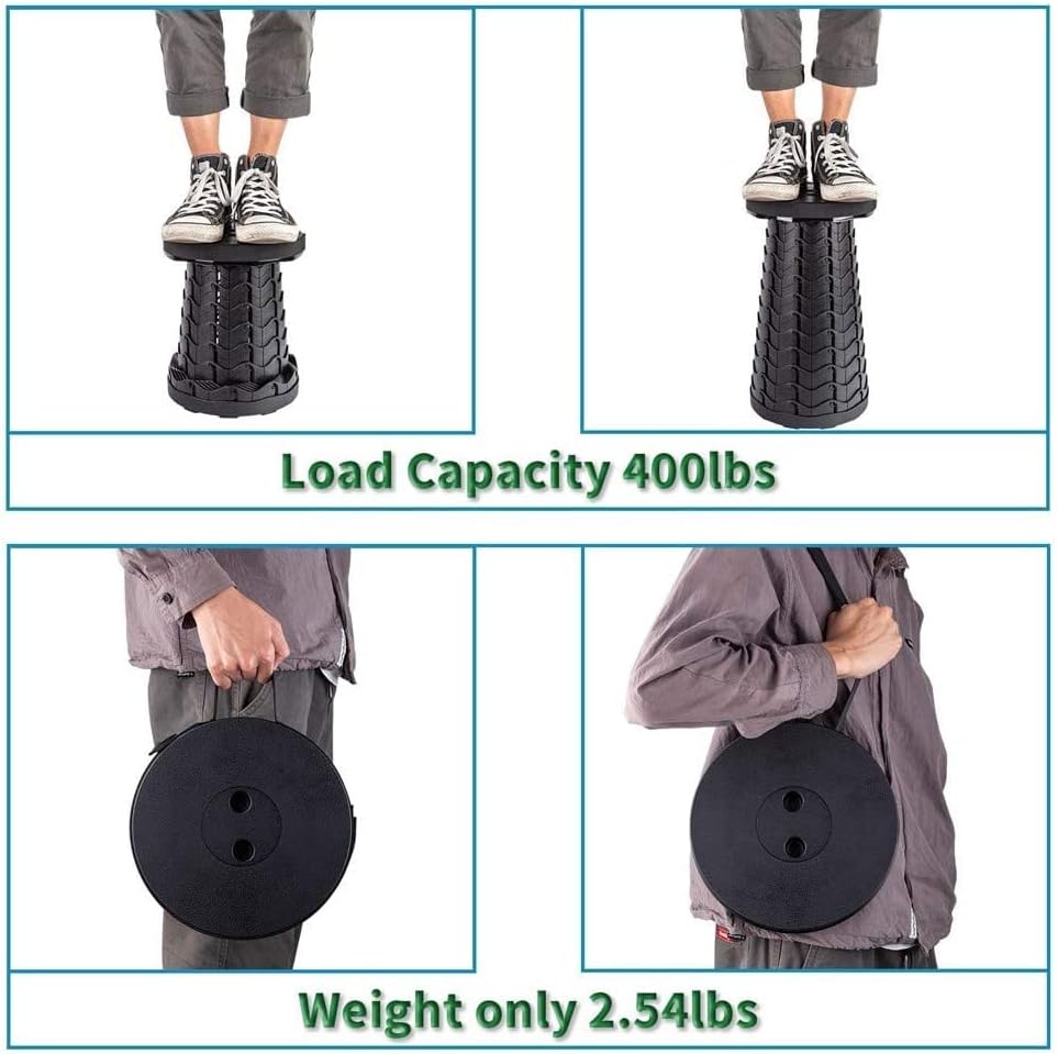 Portable Telescopic Retractable Stool Adjustable Camping Chair
