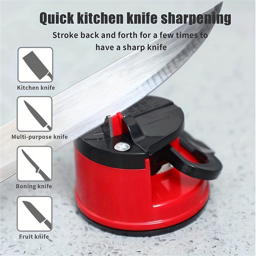 Buy 1 Get 1 Free Mini Knife Sharpener with Suction Cup Base