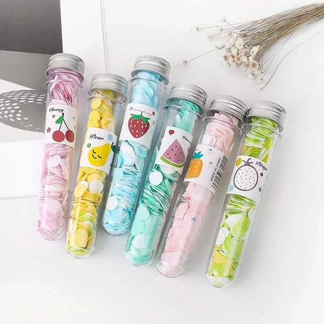 Set of 4 Disposable Mini Scented Paper Soap Tube