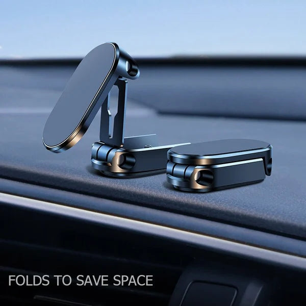 🔥Last Day Promotion 49% OFF - Alloy Folding Magnetic Car Phone Holder