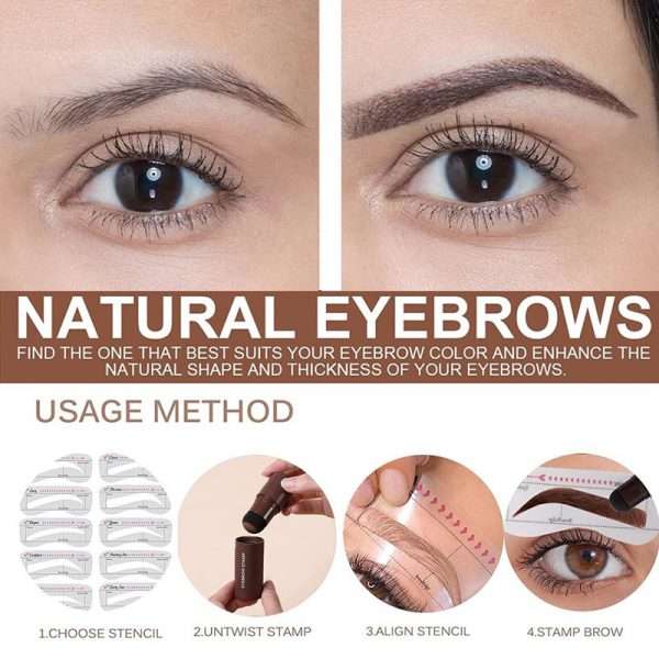 2 in 1 Hairline & Eyebrow Powder Waterproof Hairline Shadow Powder