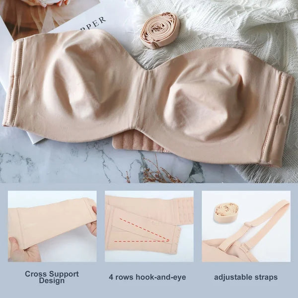 Buy Two & Free Shipping!🥰Full Support Non-Slip Convertible Bandeau Bra