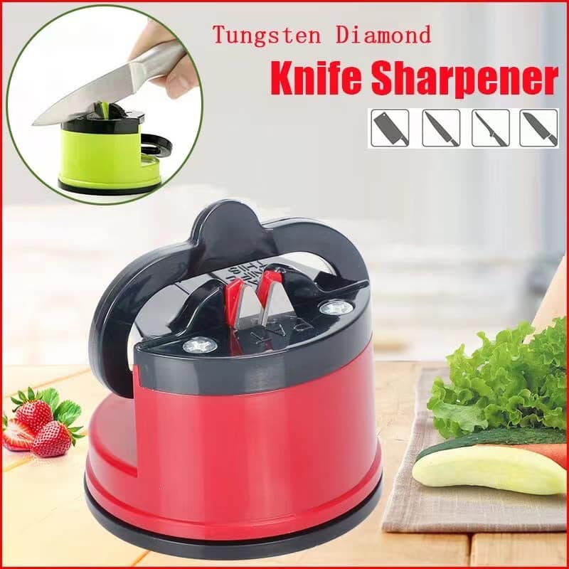 Buy 1 Get 1 Free Mini Knife Sharpener with Suction Cup Base