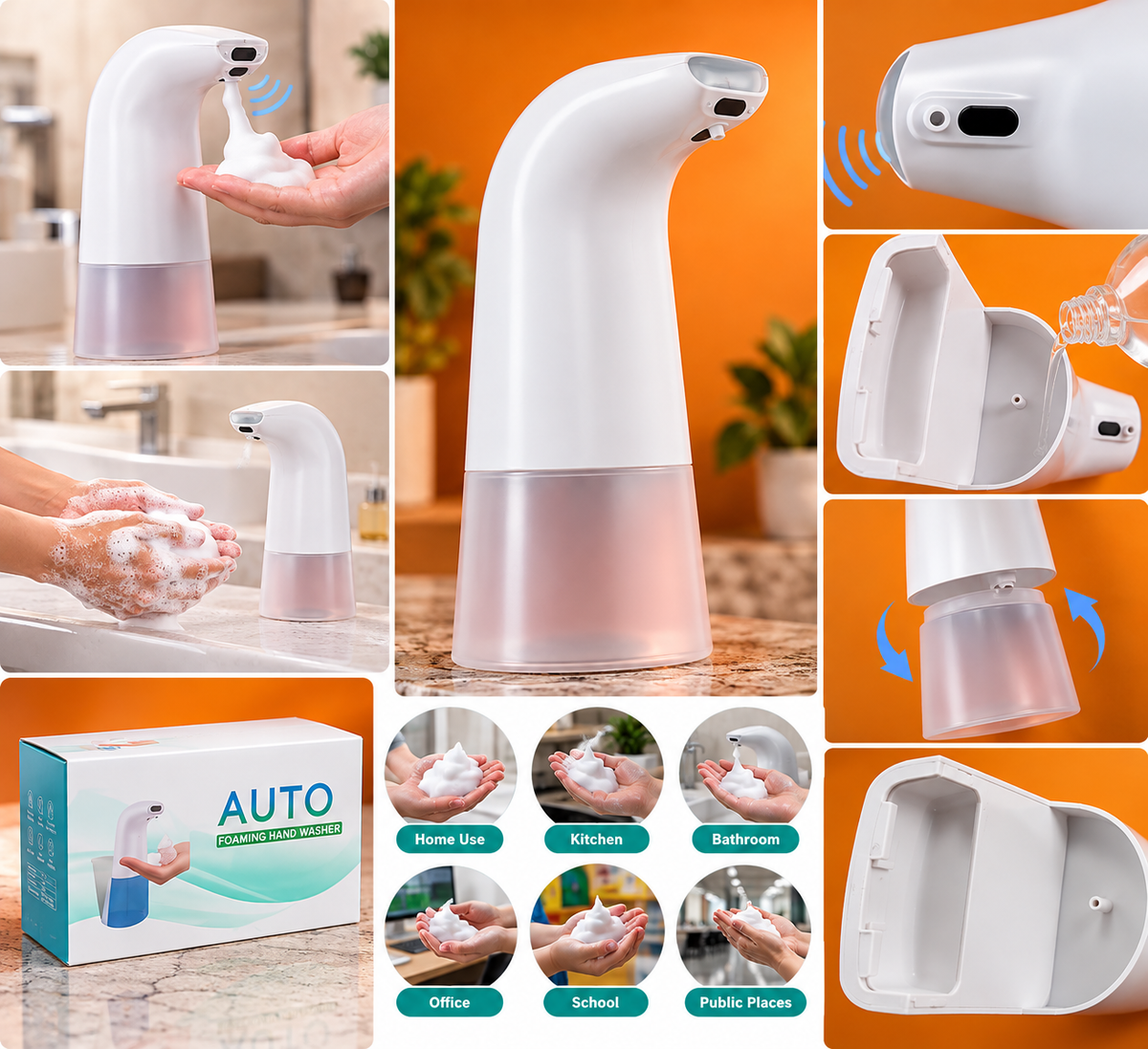 Automatic Sensor Foam Soap Dispenser – Touchless