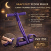 Heavy Duty 4 Tube Tummy Trimmer Pedal Puller Fitness Resistance Band