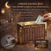 Umrah Saving Box - Save 210,000 Smartly for Your Umrah Journey