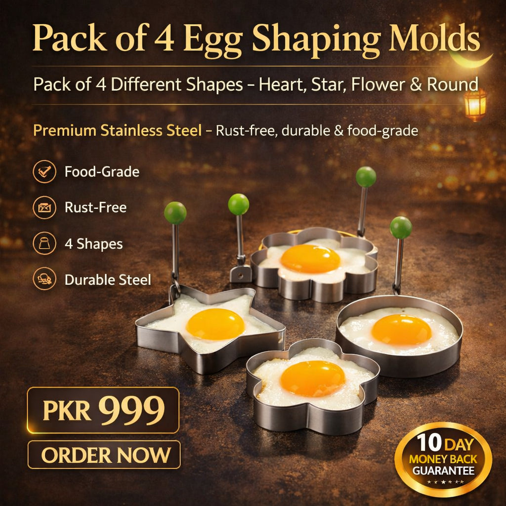 Pack of 4 Egg Shaping Molds