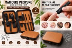 7-Piece Manicure Pedicure Grooming Kit