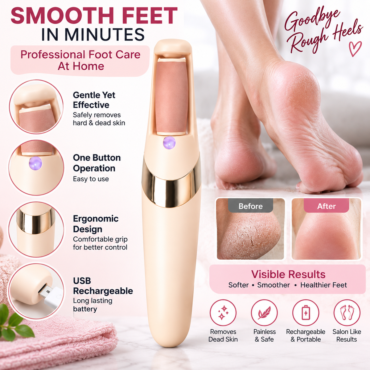 Title: Electric Foot Callus Remover