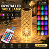 Crystal LED Table Lamp – 16 Color RGB | Touch & Remote Control