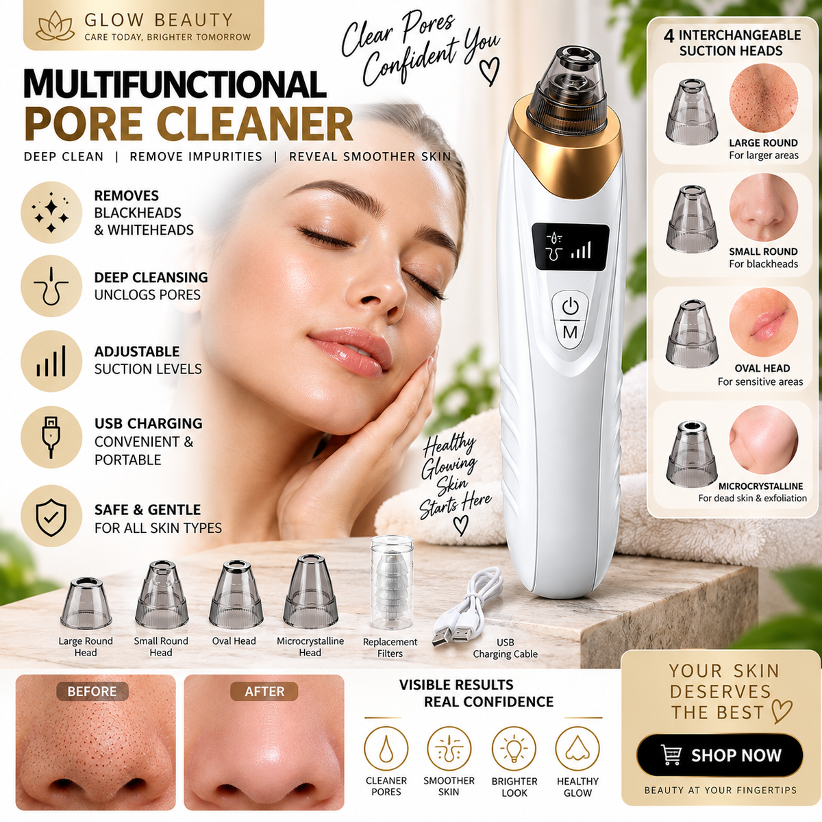Premium Multifunctional Pore Cleaner – Deep Skin Cleansing