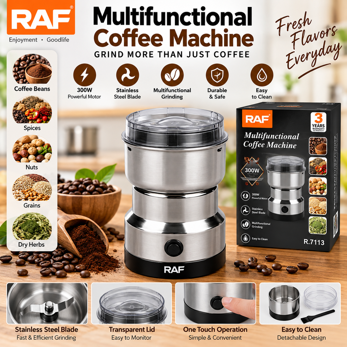 Multifunctional Coffee Grinder