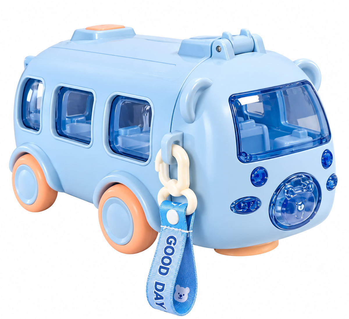 Kids Bus-Shaped Water Bottle
