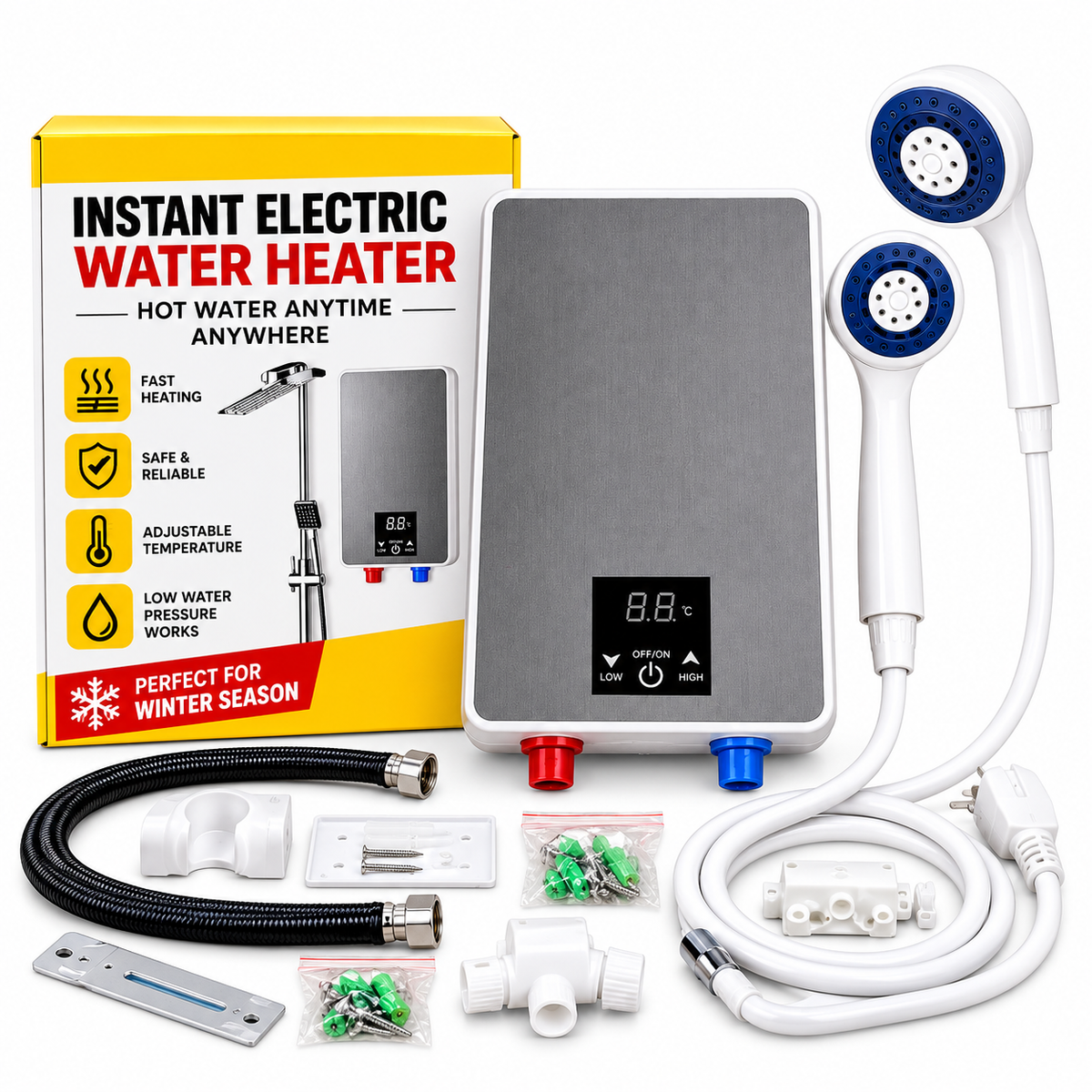 Instant Hot Water Heater System With Shawar
