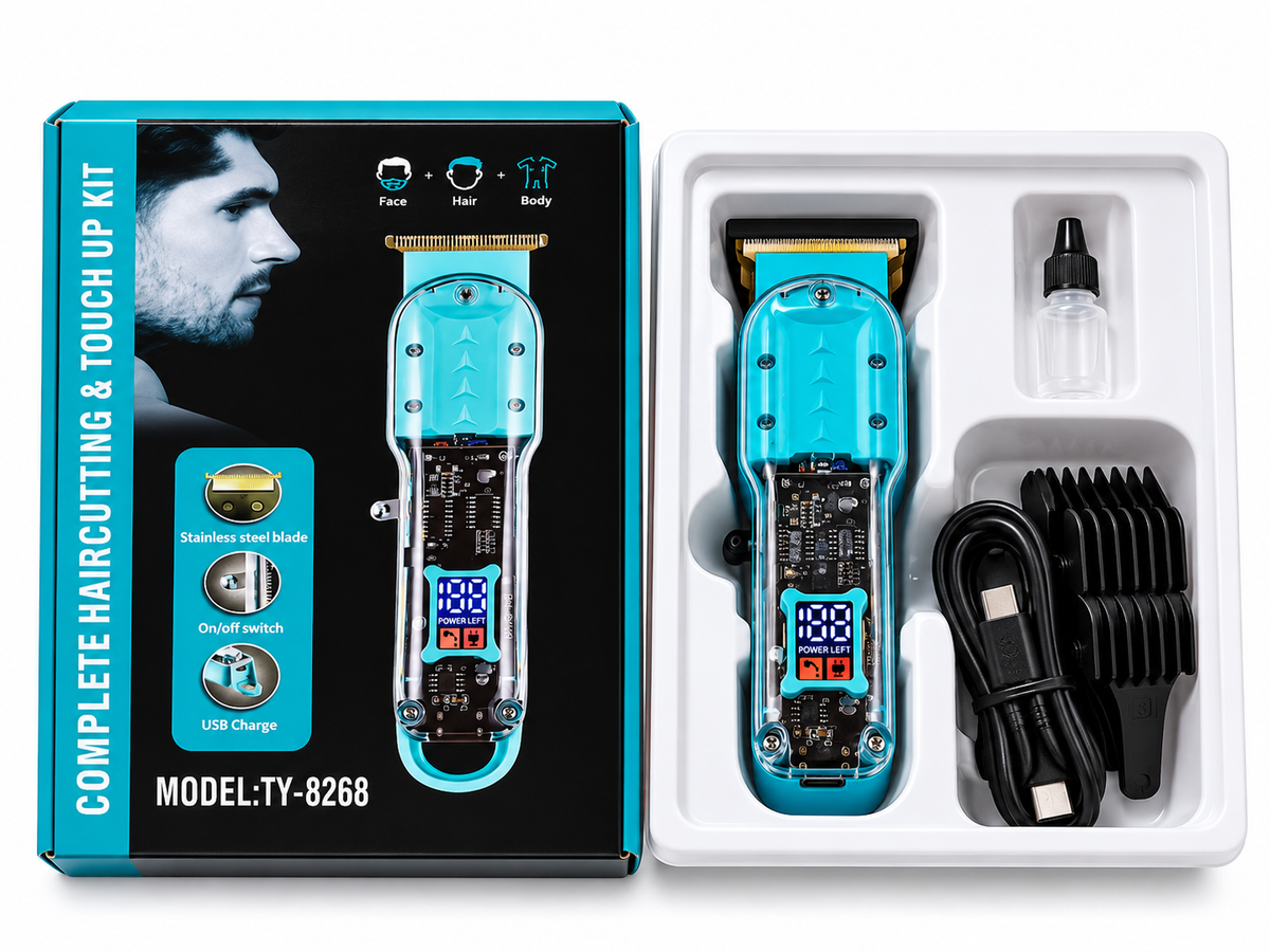 Professional Rechargeable Hair Clipper Kit