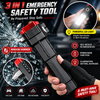 Emergency Safety Tool – Window Breaker, Seatbelt Cutter & LED Flashlight