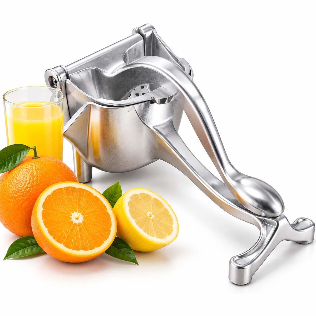 Premium Manual Citrus Juicer – Heavy-Duty Fruit & Lemon Squeezer Press
