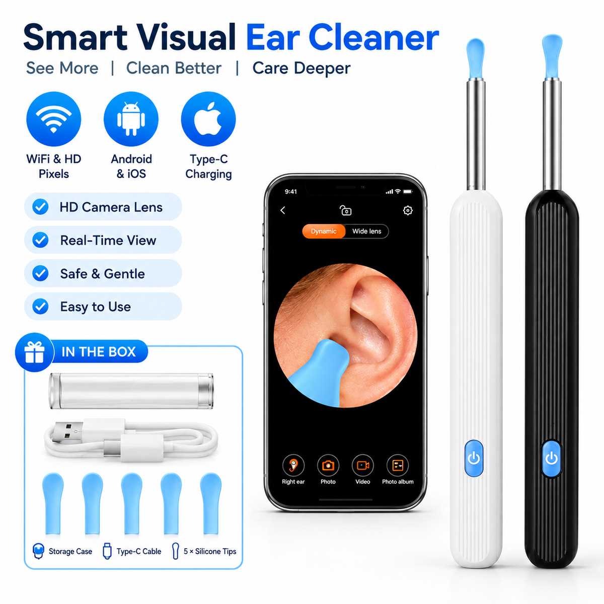 Smart Visual Ear Cleaner – HD WiFi Ear Cleaner