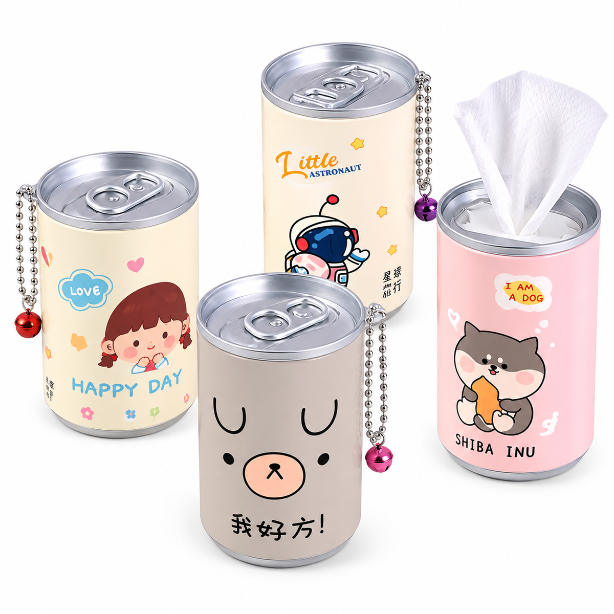 Mini Can Wet Tissue Holder – Portable & Cute