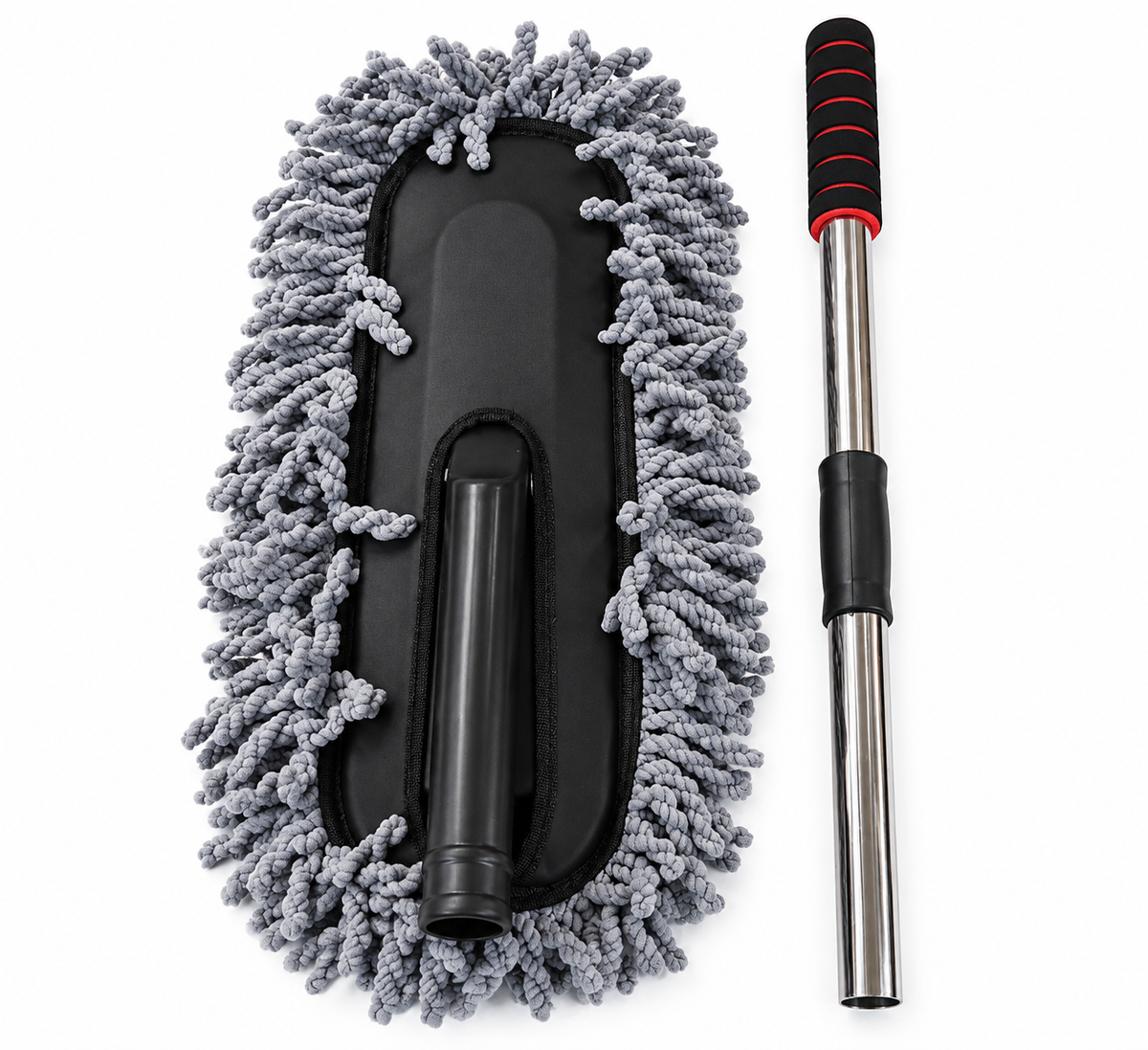 **Premium Microfiber Cleaning Duster with Extendable Handle**