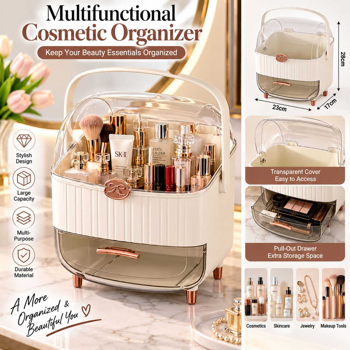 Multifunctional Cosmetic Organizer