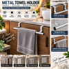 Over Cabinet Metal Towel Holder