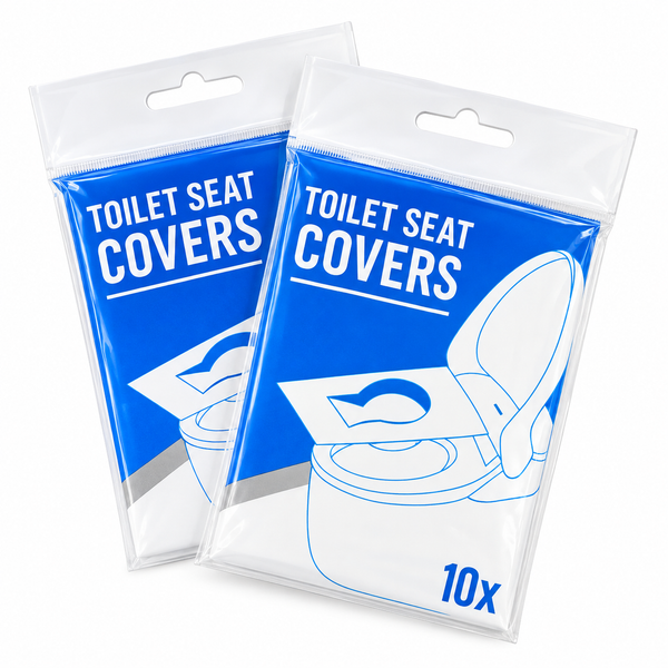 Disposable toilet seat covers 10 pack