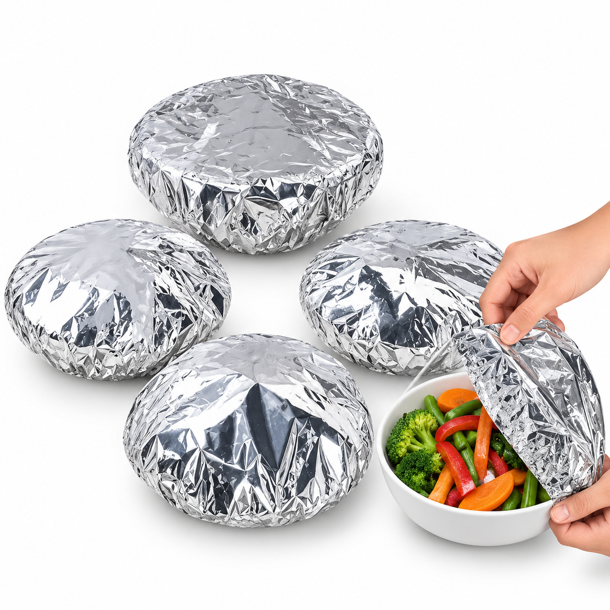 Reusable Aluminum Foil Food Covers