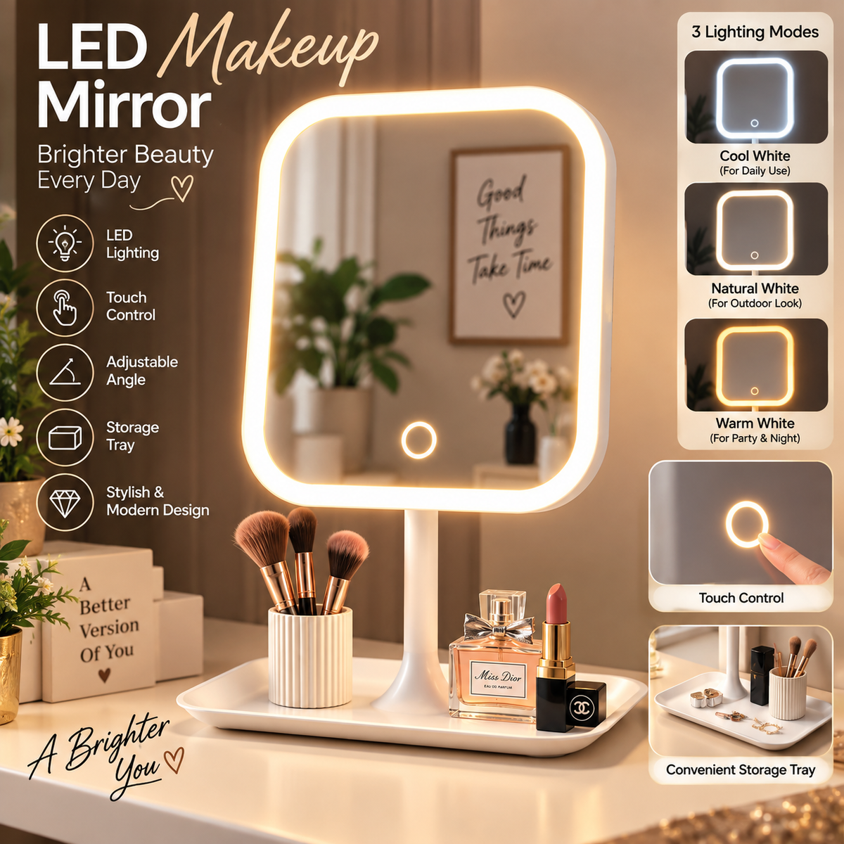 LED Makeup Mirror