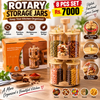 8-Piece Rotary Storage Jar Set
