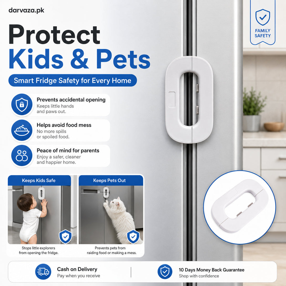 New Style Fridge & Cabinet Safety  Lock
