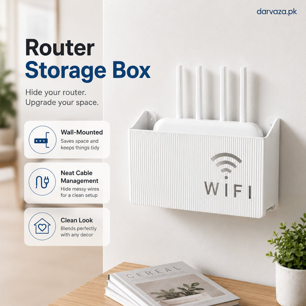 Wall Mount WiFi Router Holder