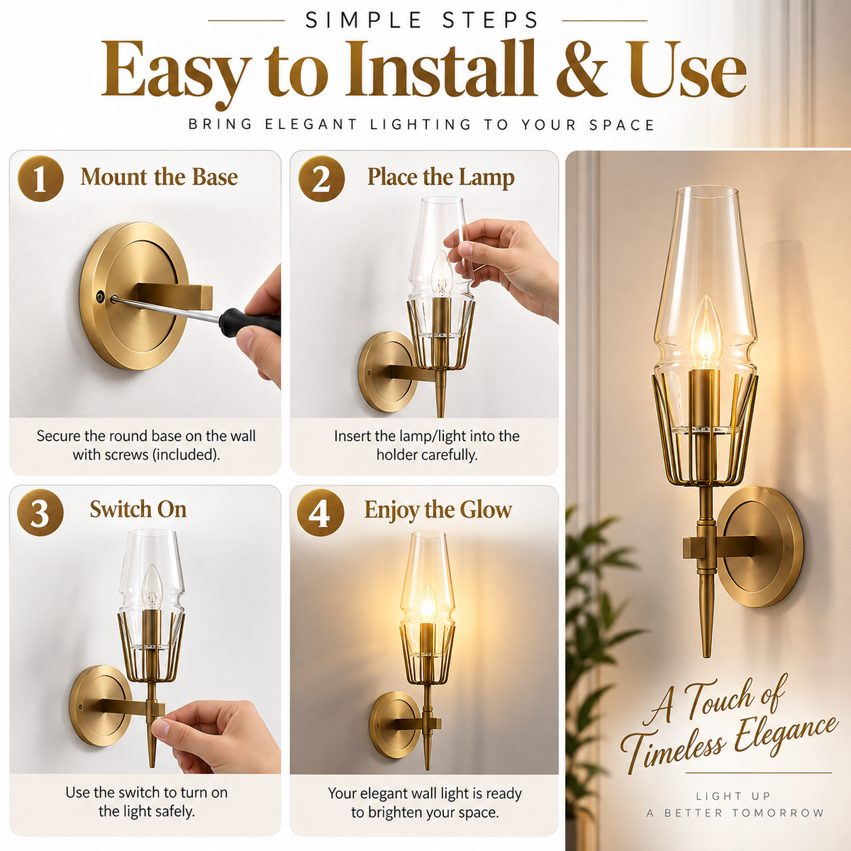 Aeliana Wall Light