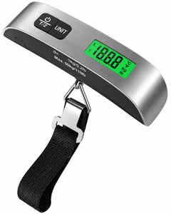 Dr.Meter Digital Luggage Scale – 50kg / 110lb with Backlit LCD Display