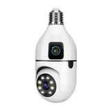 Speed-X dual lens bulb security camera
