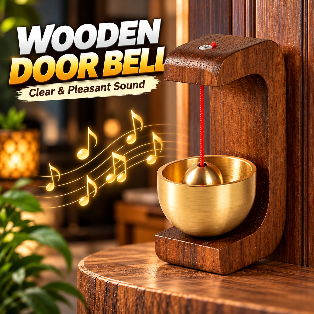 HEAVENGLOW Shopkeepers Door Bell – Welcome Wind Chime for Home, Office  Porch