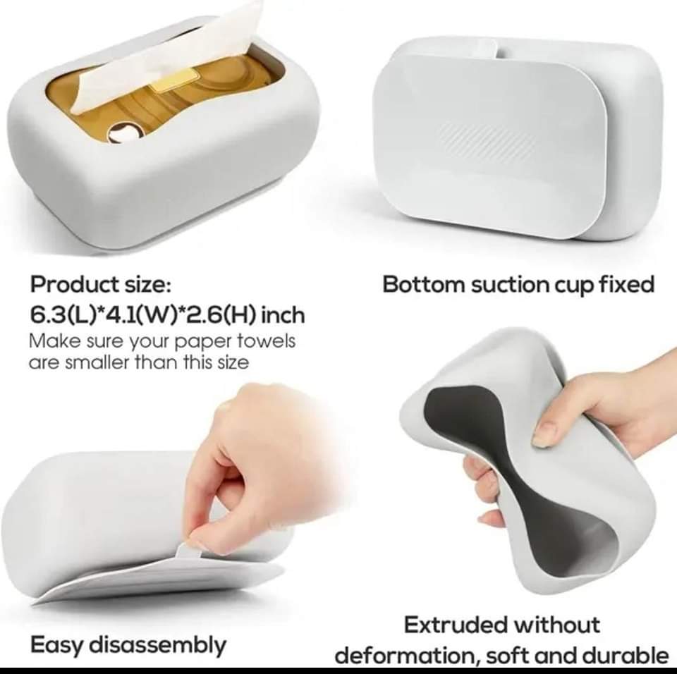 Silicone Suction Tissue BoX Random Colour ( Buy 1 get 1  free )